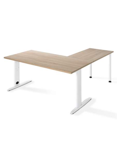 Mesa en L serie Carving de Jgorbe en olmo Mesa en L serie Carving de Jgorbe en olmo