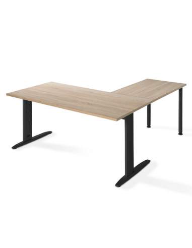 Mesa en L serie Carving de Jgorbe en olmo Mesa en L serie Carving de Jgorbe en olmo