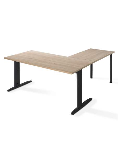 Mesa en L serie Carving de Jgorbe en olmo Mesa en L serie Carving de Jgorbe en olmo