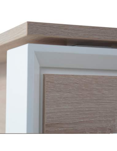 Detalle mesa escritorio en L Omega de JGorbe Detalle mesa escritorio en L Omega de JGorbe