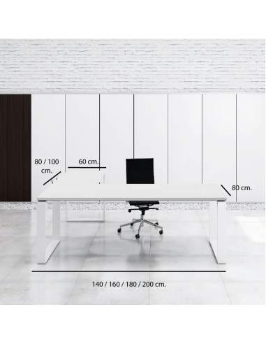 Medidas escritorio esquinero blanco serie Cuadro con envío rápido de AIC Medidas escritorio esquinero blanco serie Cuadro con envío rápido de AIC