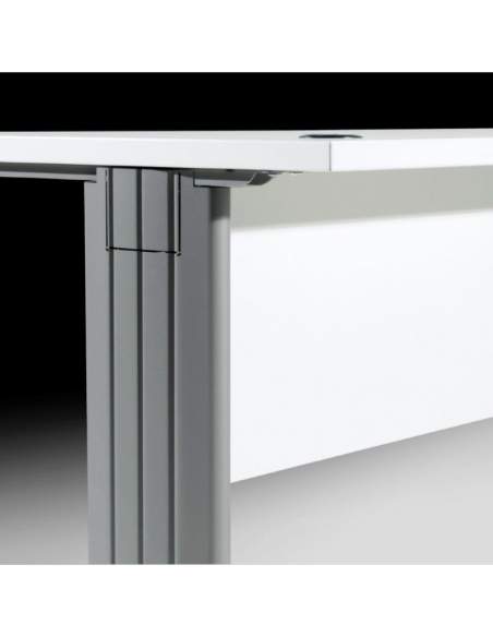 Color Blanco Mesa de Oficina 120x80 cm Patas en T de Metal. Euro 3000 