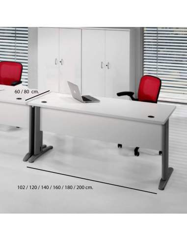 Medidas mesa de oficina euro 3000 de euromof con entrega rápida