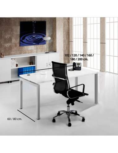 Medidas mesa escritorio serie Euro 5000 de Euromof con entrega rápida Medidas mesa escritorio serie Euro 5000 de Euromof con entrega rápida