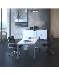 Mesa escritorio serie Euro 5000 de Euromof con entrega rápida