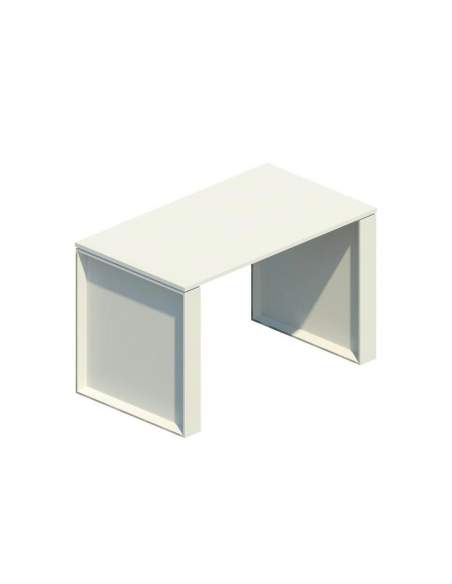 Mesa escritorio oficina Omega blanca