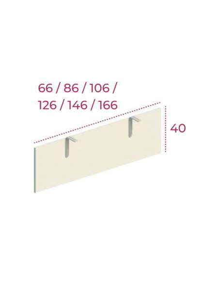 Faldón para mesa de oficina pórtico Faldón para mesa de oficina pórtico