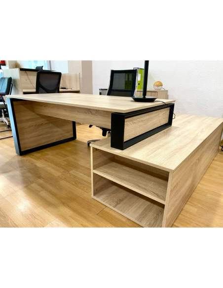 MESA OMEGA + MUEBLE AUXILIAR