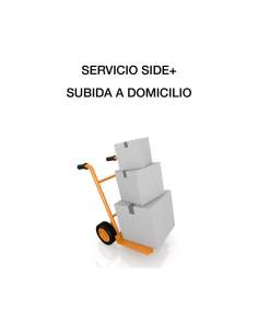 Servicio de subida a domicilio de muebles de oficina