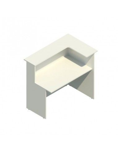 Mostrador recepcion blanco Basic para esquina de JGorbe en blanco Mostrador recepcion blanco Basic para esquina de JGorbe en blanco
