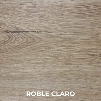 Melamina roble claro para mostrador en l