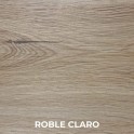Melamina roble claro para mostrador en l