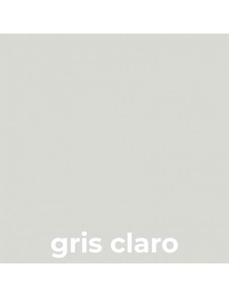 Estante de madera color gris claro