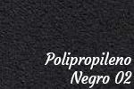 Color bancada para sala de espera Polipropileno negro