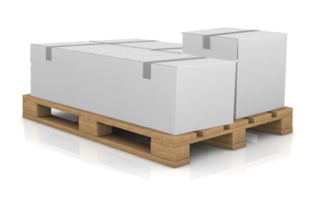 Transporte palet de muebles de oficina