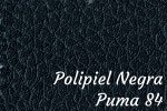 Tapizado polipiel negra puma